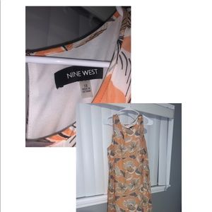 Light Peach Floral Dress